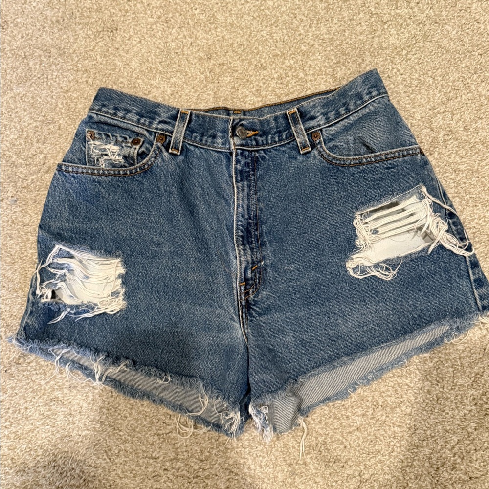 Levi's Classic Blue Jean Shorts